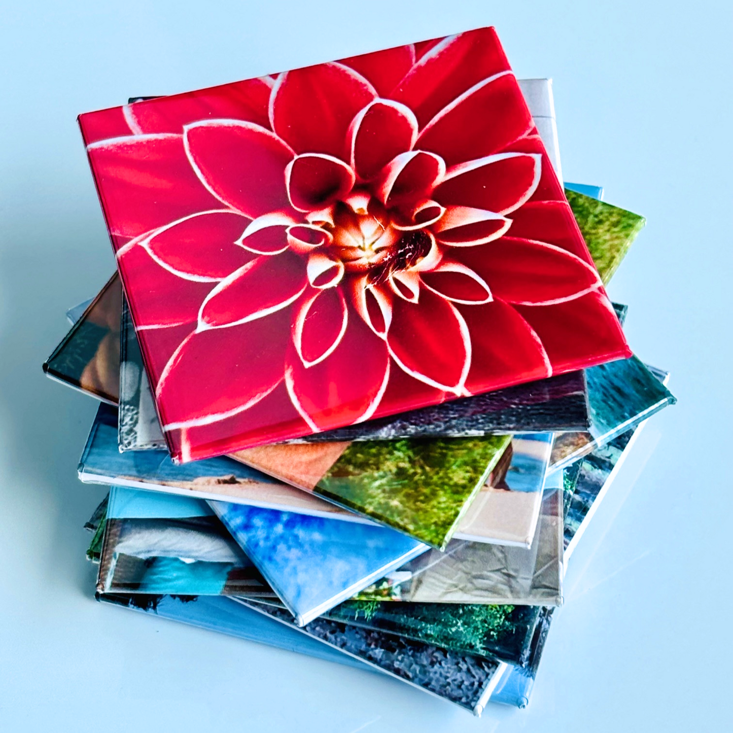 PERSONALIZED PHOTO MAGNETS -2x2 set of 9